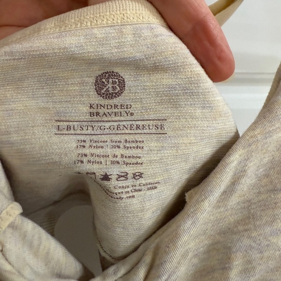 Kindred bravely Sublime Bamboo Hands-Free Pumping Lounge & Sleep Bra - Picture 6 of 6